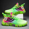 Men Casual Sport Shoes Breathable Lightweight Sneakers Outdoor Mesh Black Running Shoes Athletic Jogging Tenis Walking Shoes