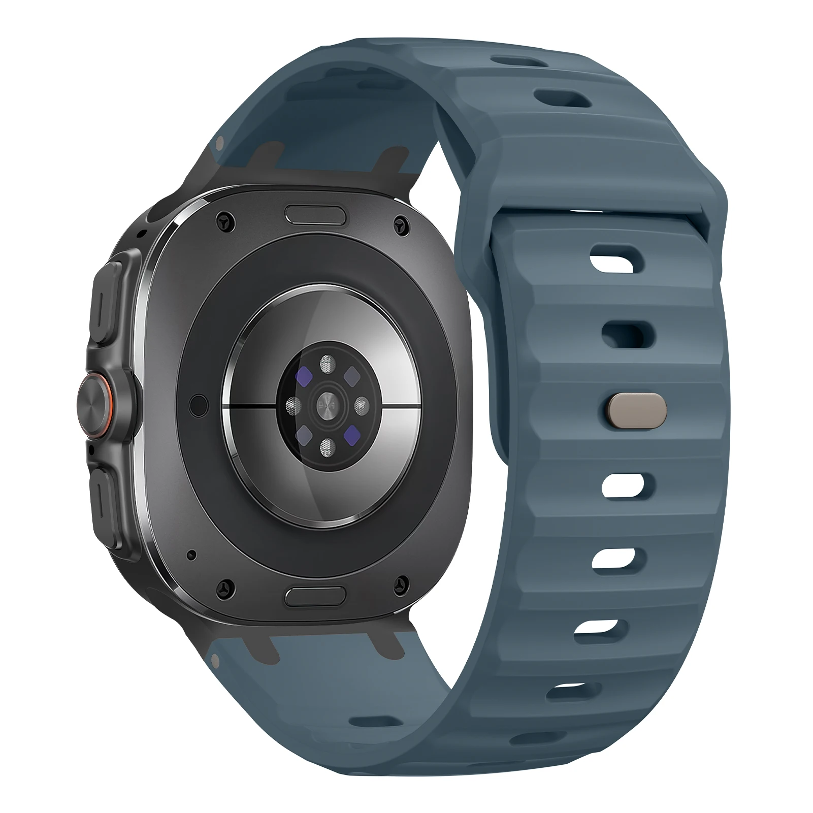 Enhanced Sport Wristband: Premium Metal & Silicone Bracelet Strap