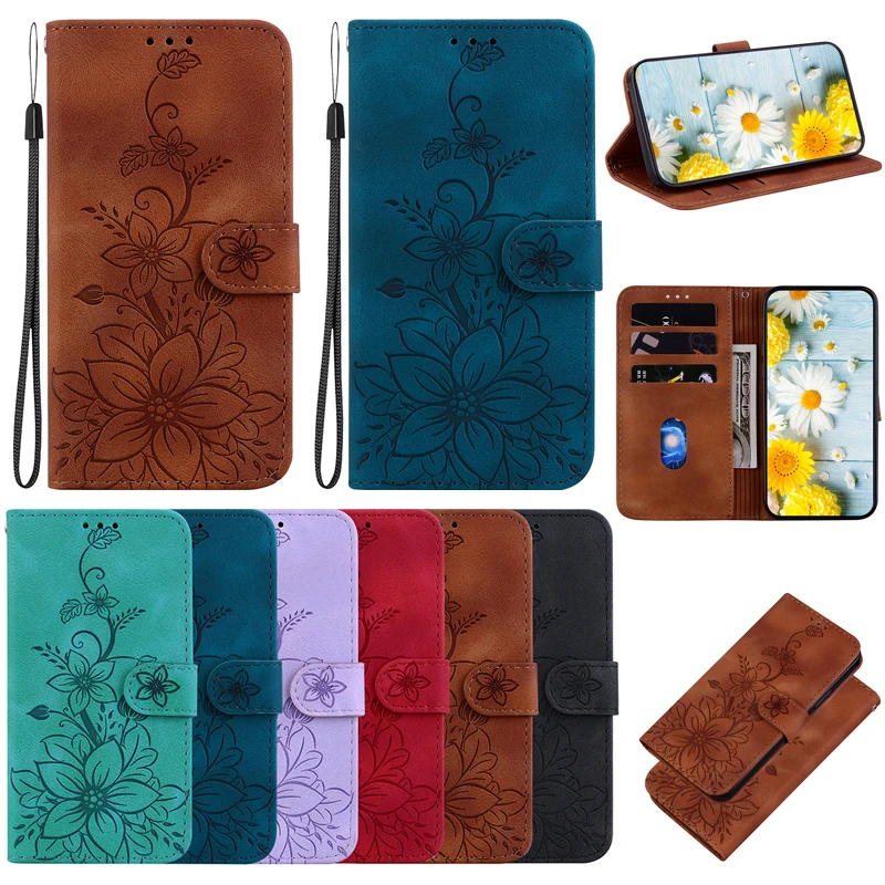 Magnetic Leather Flip Cover Wallet Phone Case