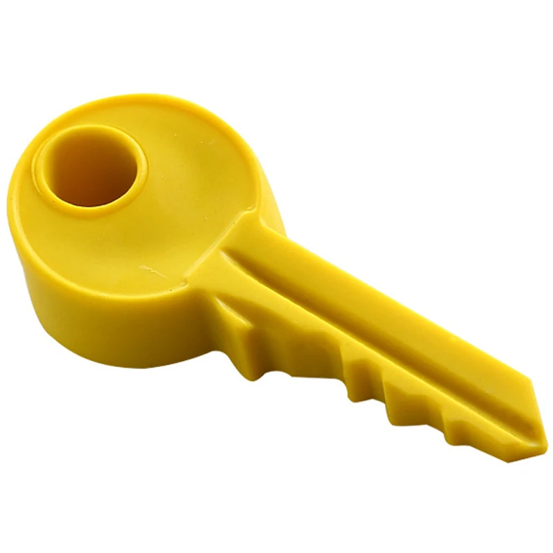 Silicone Door Stopper With Round Hole Key Shaped Security Guard Stopper Door Stop Wedge Slope Design For Seam 0.4-2cm