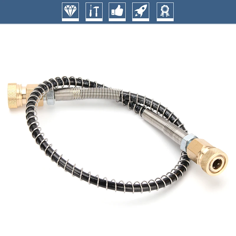 Nylon Hose Quick Connect Fittings Air Pump Parts 50cm High-Pressure With M10x1 Thread Quick Connect Couplings 40Mpa