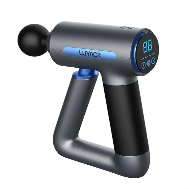 

LUYAO LY-675A Relax Muscles Gym LCD Screen Fascia Pistola Massaggiante Deep Massage Muscle Triangle Massage