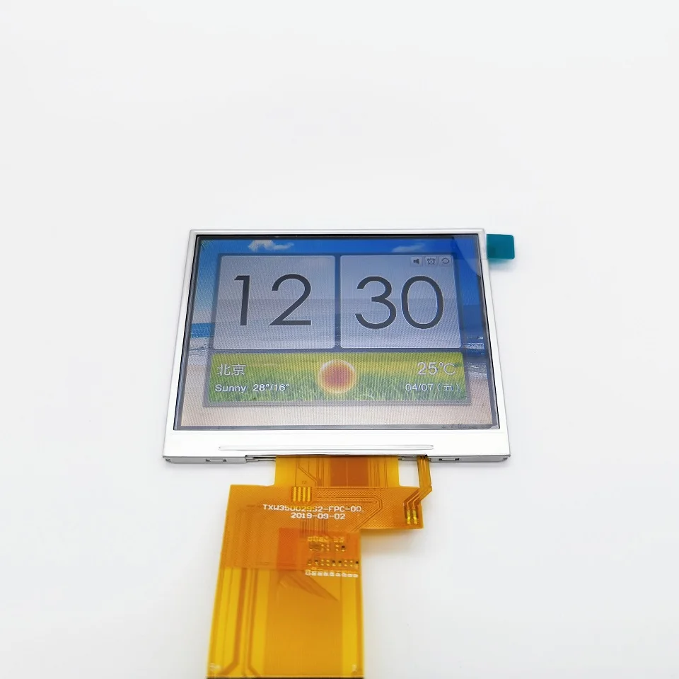 

3.5" TFT LCD Display Modules, 320x240 Full Color Active Area 70x52mm