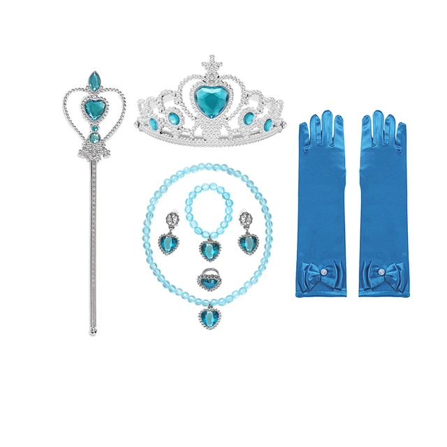 Accessoires De Costume De Princesse Disney Cendrillon Pour Filles, Couronne  Baguette Magique, Collier, Boucles D'oreilles, Ensemble De Bijoux, Robe,  Perruque, Sac De Tresses - Chapeaux - AliExpress