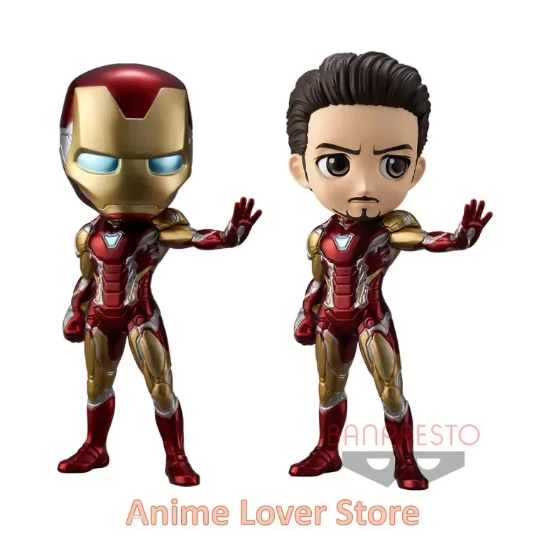 In Stock Bandai Original Banpresto MARVEL Qposket Iron Man