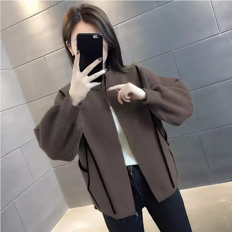 Small Fragrant Coat Women's 2024 New Spring and Autumn Small Stature Casual European Goods Western Style Baseball Coat Top WLF