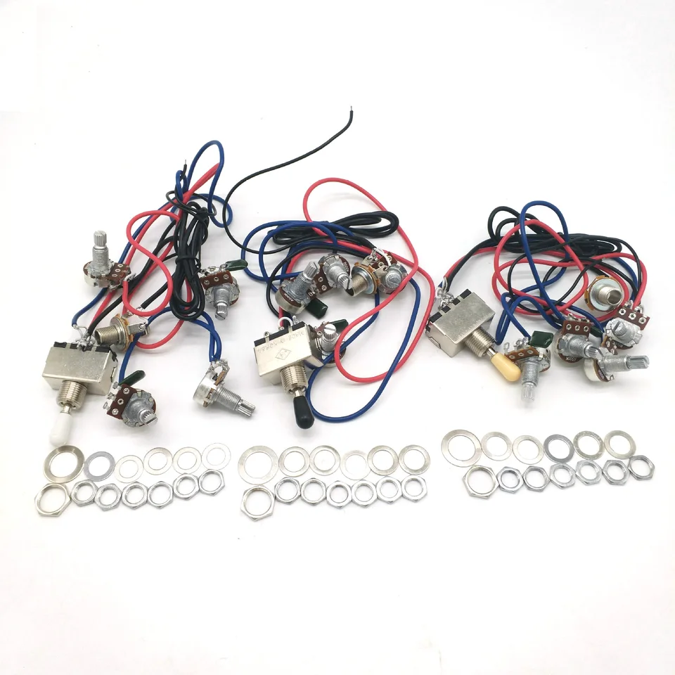 Kit Cablaggio Chitarra FLEOR Kit Cablaggio Preassemblato Per - Foto 4