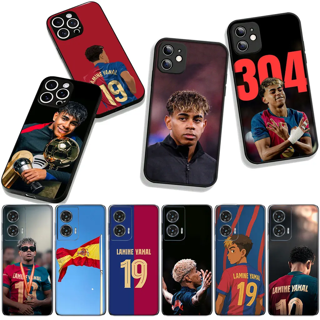 Soccer-Themed Protective Phone Cover with Spain No. 5 Design