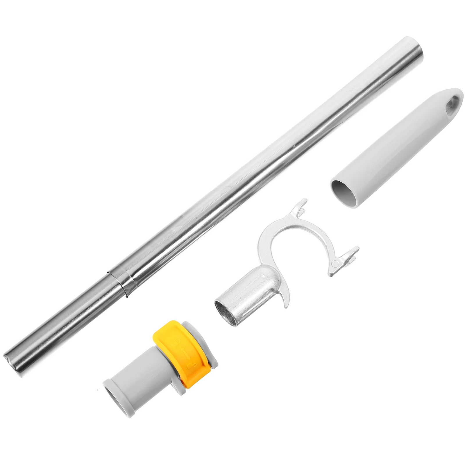 

Closet Reacher Pole Stainless Steel Clothes Hanger Reaching Hook Telescopic Adjustable Clothes Hook Pole Light Can Extend