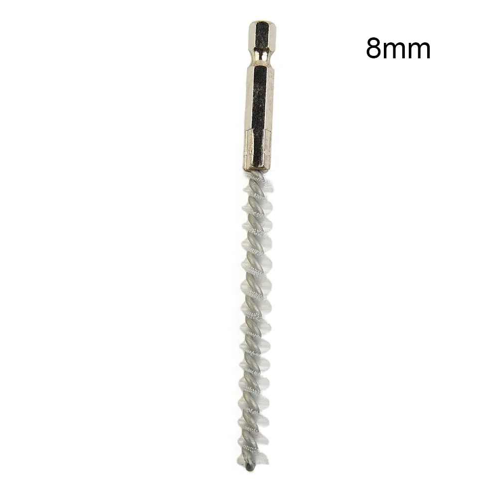 

Wire Brush Tube Drill Brush 8-19mm Hex Bar Hex Bar Nylon Wire Machinery Cleaning Nylon Brush Polished Deburring