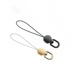 360° Rotatable Stylish Keychain with Anti - Loss Strap - Wrist and Neck Lanyard Set - Polyester / Nylon (4)