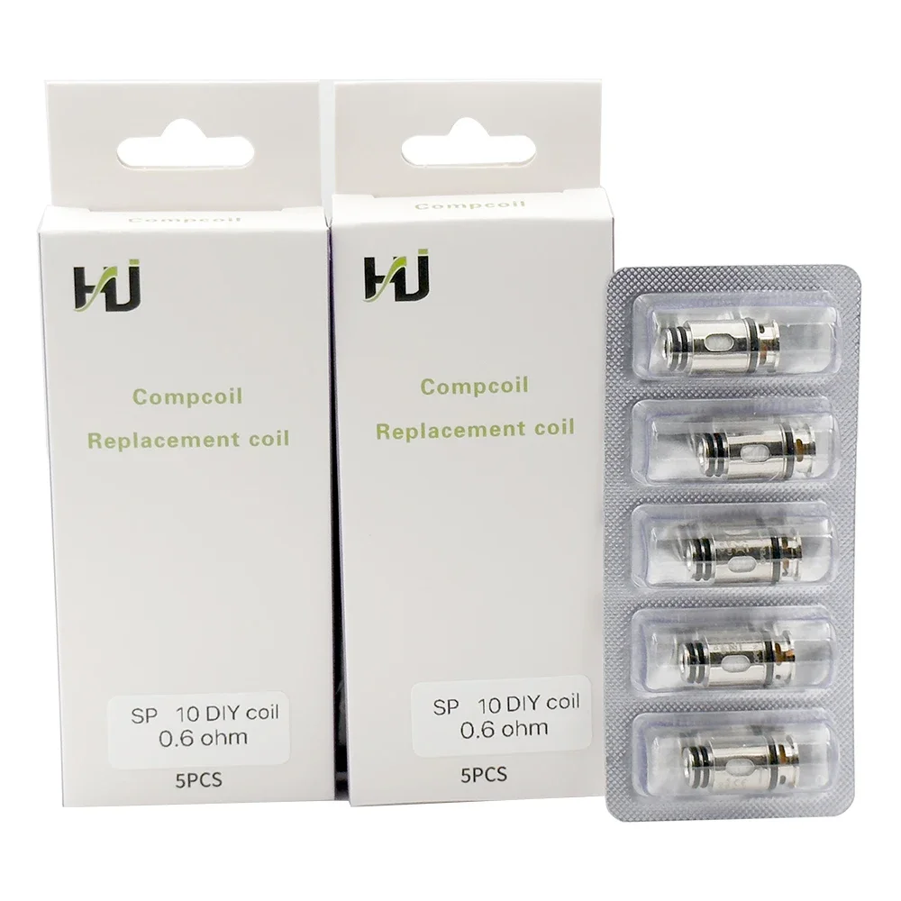 2/3/5PCS SPL 10 Coil 0.6ohm 0.8ohm 1.0ohm Mesh Coils Head for SPL10 Feelin X Pagee Pod System Cartridge