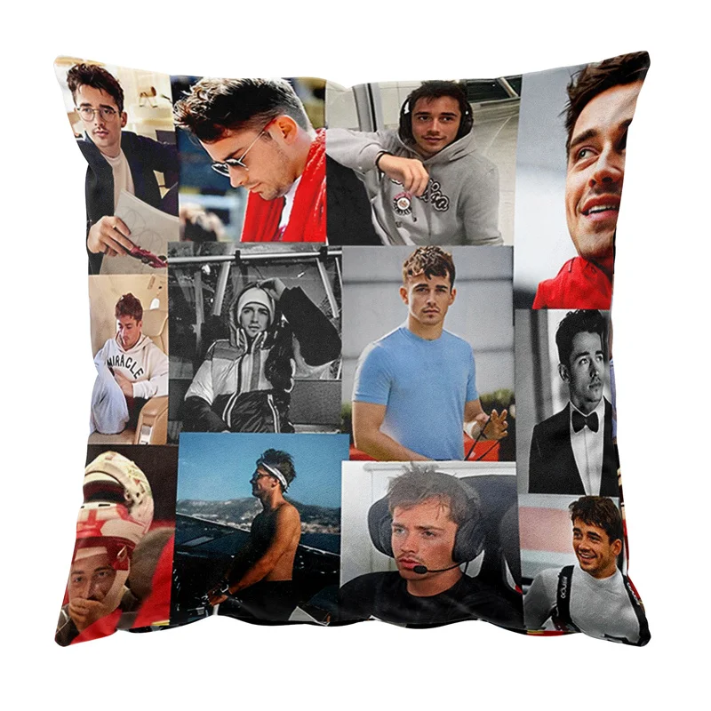 Gaslight Gatekeep Girlboss Charles Leclerc Picture Collage Fodere Per Cuscini Federe Per Cuscini Federe Per Divano 45Cm X 45Cm