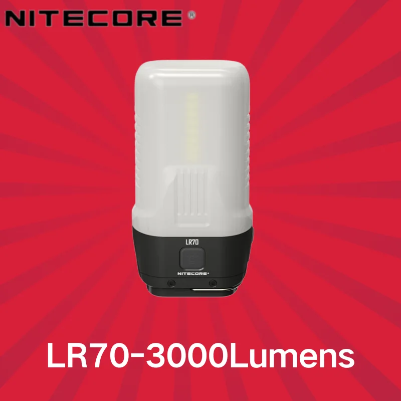 Nitecore LR70 3-in-1 3000 lumen Rechargeable Lantern Flashlight