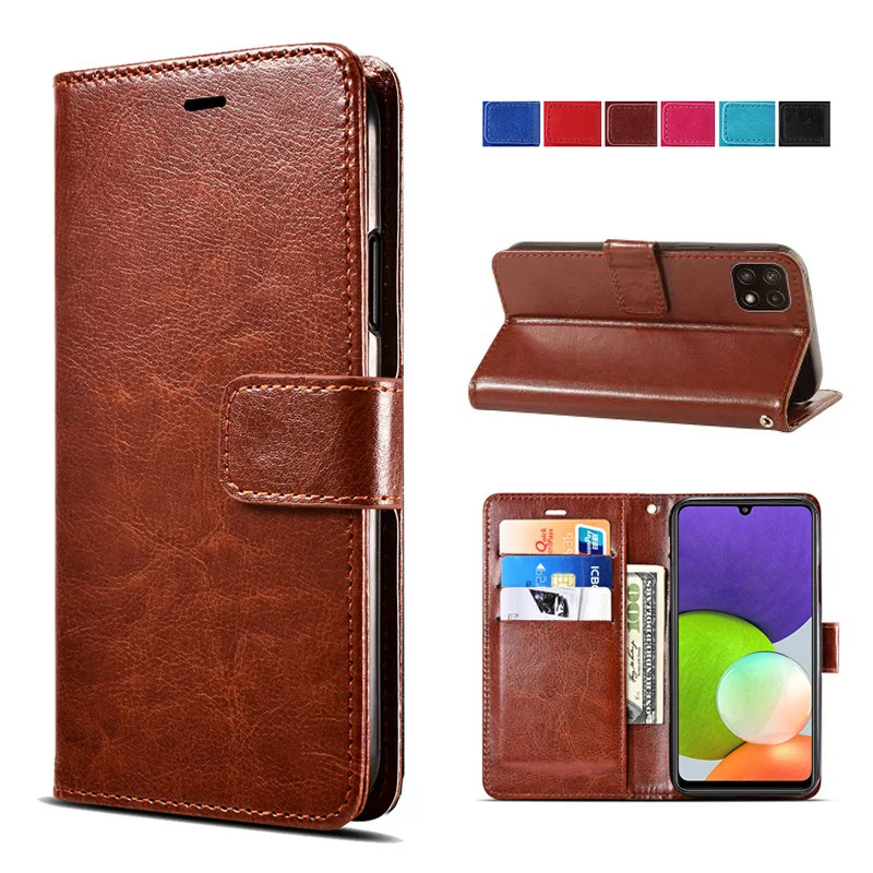 Custodia A Portafoglio Per Samsung Galaxy A53 A33 A13 A12 A42 A32 A51 A71 5G 4G A31 A21 A20 A30 A40 A50 A30 A10 Card Cover In Pelle Magnetica