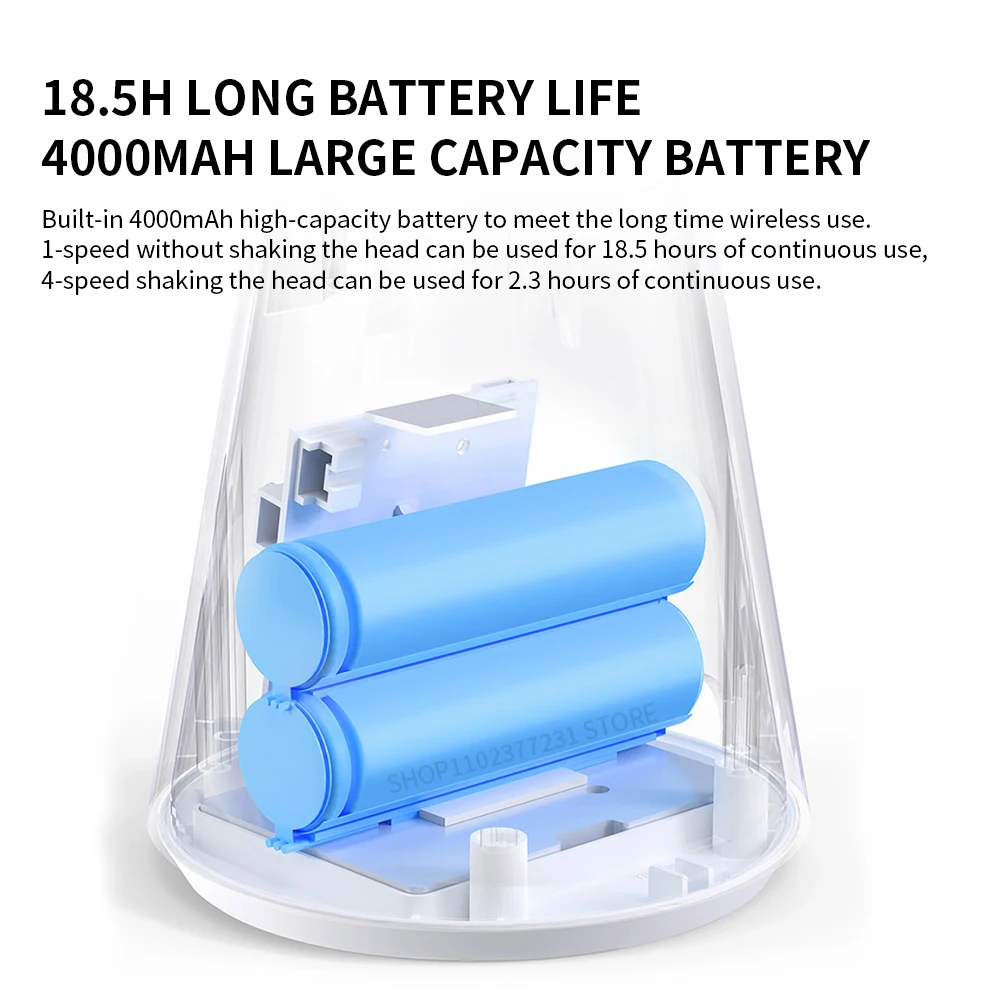 Xiaomi mijia נייד שולחן מאוורר usb USB נטענת USB מיני נטענת מאוורר אלחוטי אוויר אלחוטי קירור מאוורר קטן 4 הילוכים מהירות