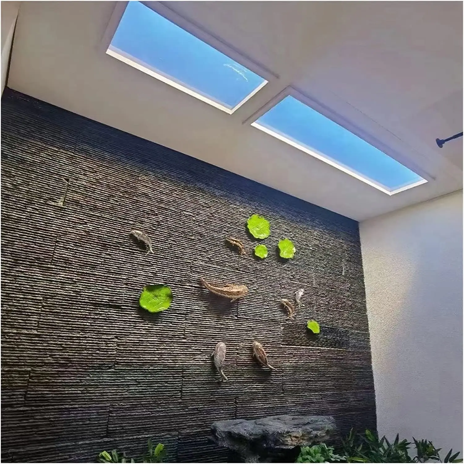 Smart Home Artificial Virtual Led Skylight Natural Daylight Panel Blue Sky Ceiling Lamp