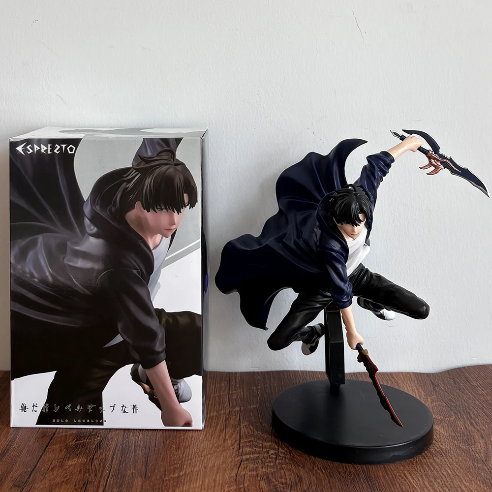 Solo Anime Figure Sung Jinwoo Battle pose Action Figure Sung Jin