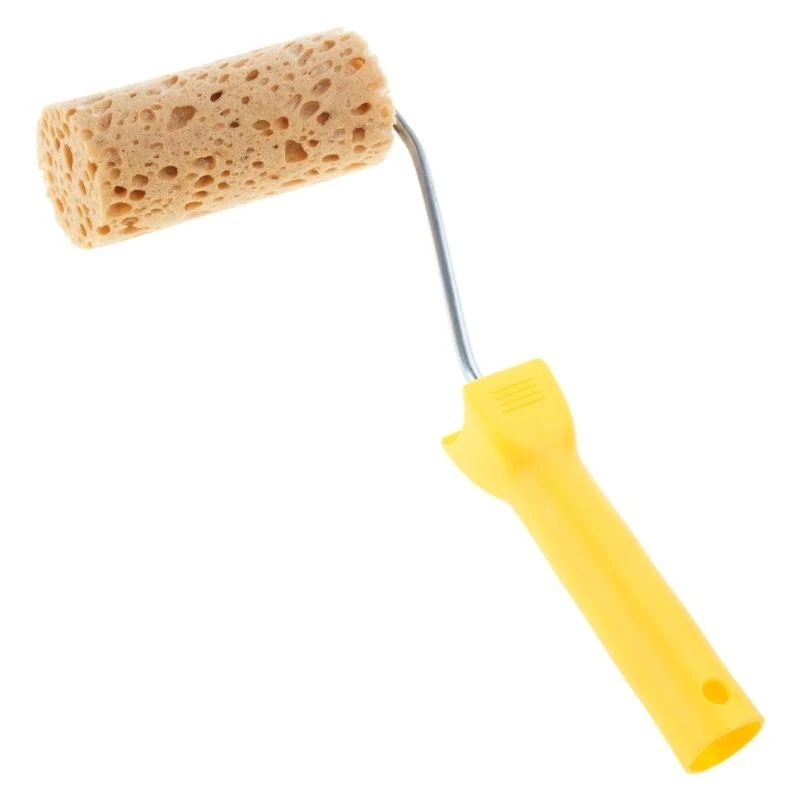 Classic Seaweed Sponge Roller Brush 4'' Texture Roller for Paint Art Wall Decor