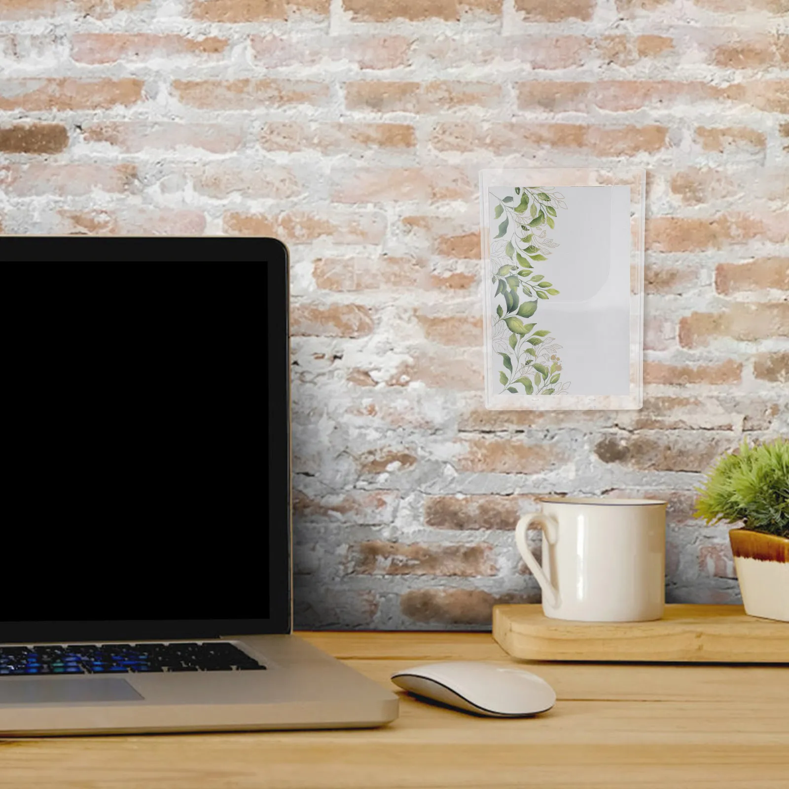 휴대용 투명 아크릴 파일 디스플레이 정리함 벽걸이형 문서 홀더 (브로셔, 팜플..