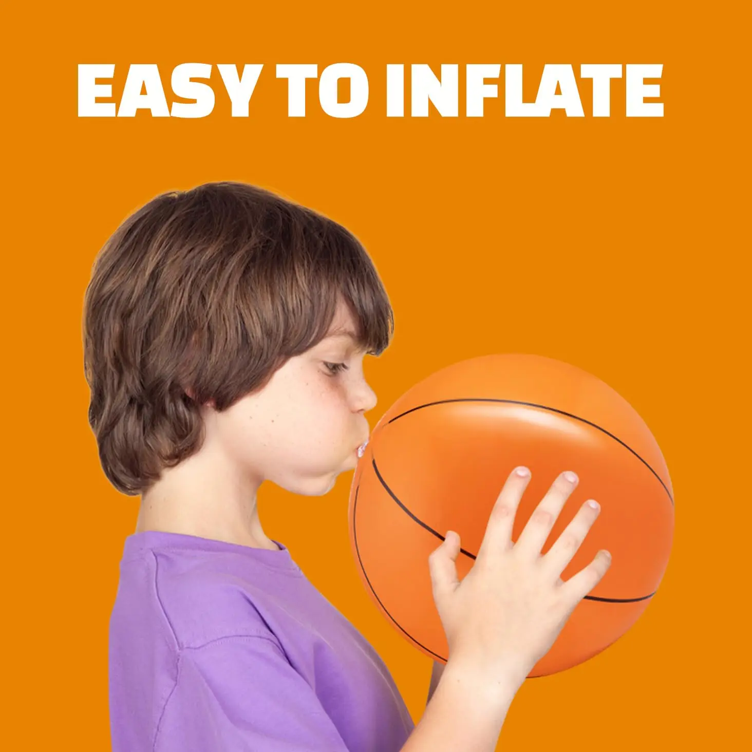 Inflatable Basketballs 16 inch, Beach Balls for Sports Themed Birthday Parties, Beach Pool Party Toys,Summer Game,Favors for Kid 6