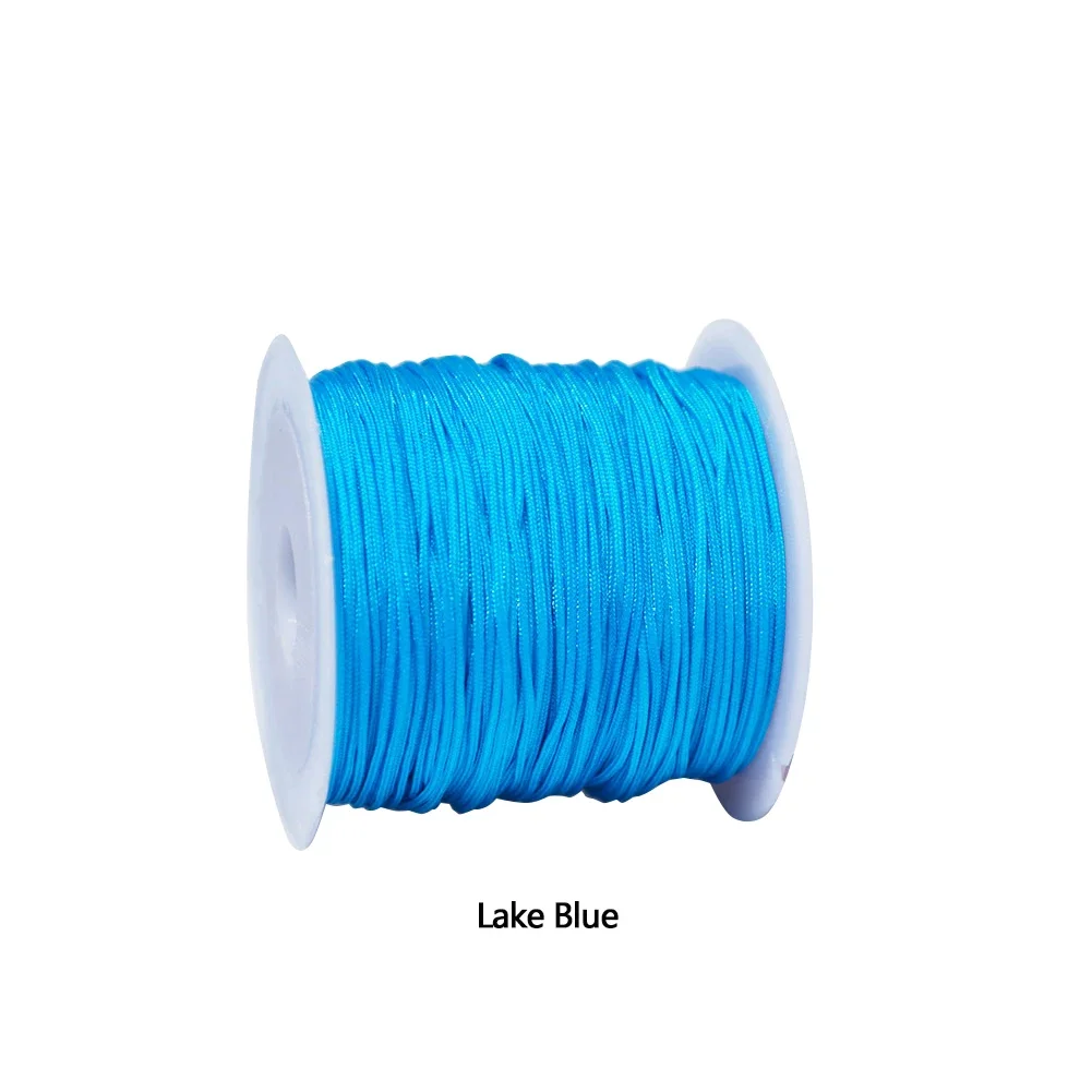 Premium 0.8mm Nylon Cord for DIY Jewelry and Craft Projects - 20M Roll