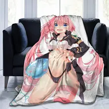 

That Time I Got Reincarnated As A Slime Anime Throw Blanket Ultra Soft Micro Fleece Blanket,Light Weight Warm Bed Blanket