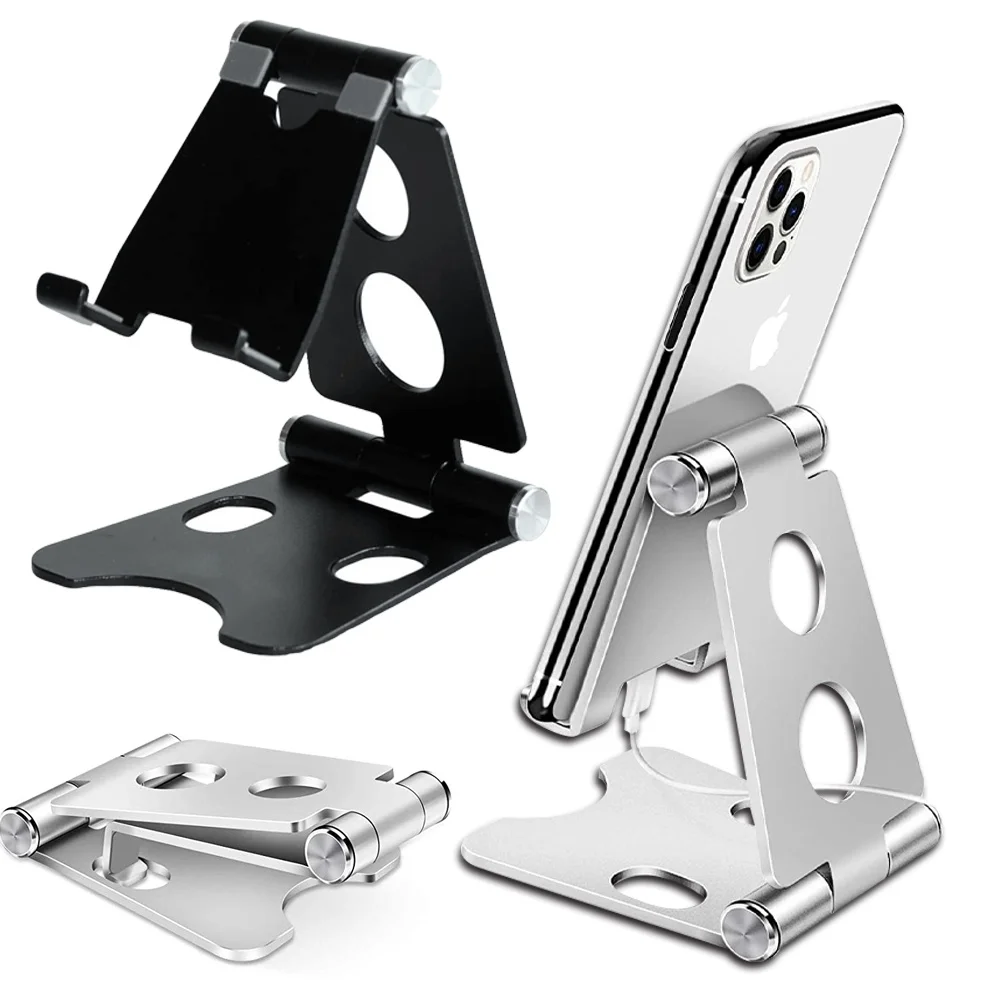 

Tablet Stand Metal Desktops Tablets Holder for Samsung Xiaomi Huawei IPad IPhone Adjustable Foldable Height Mobile Phone Holders