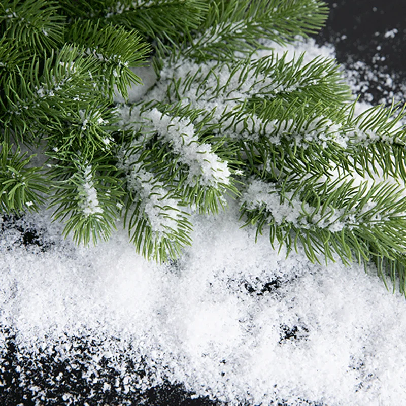 30G Simulation Snowflak Miniature Coarse/Fine Snow Powder Model Christmas/Building Sand Table Scene Layout Materials Diorama Kit 6