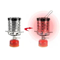 Warmer Camping Heating Mini Portable Gas Heater Camping Picnic Outdoor Heater Cover Propane Stainless Steel Tent Gas Heater 3