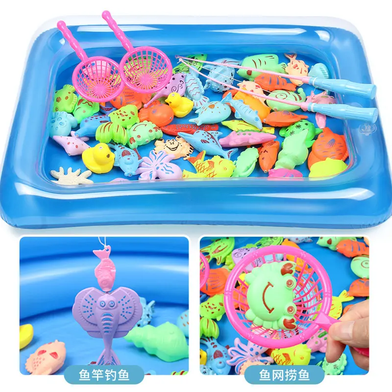 Brinquedos De Pesca Educativos/Jogo De Piscina Para Crianças De 1-3 Anos De  Idade/Brinquedo Educativo - Desconto no Preço