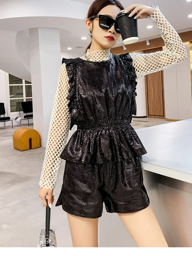 

Женский жилет из натуральной овечьей кожи, Элегантный Летний жакет, новинка 2023