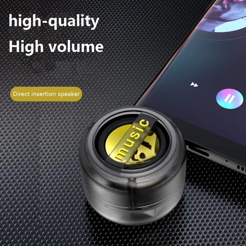 Universal Portable Mini Speaker 3.5mm Plug in Jack Mini Sound Box Mobile Phone Speaker Amplifier External Wired Speakers