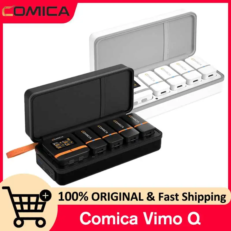 Comica Vimo Q 4チャンネルミニワイヤレスマイク ワイヤレスラベリア