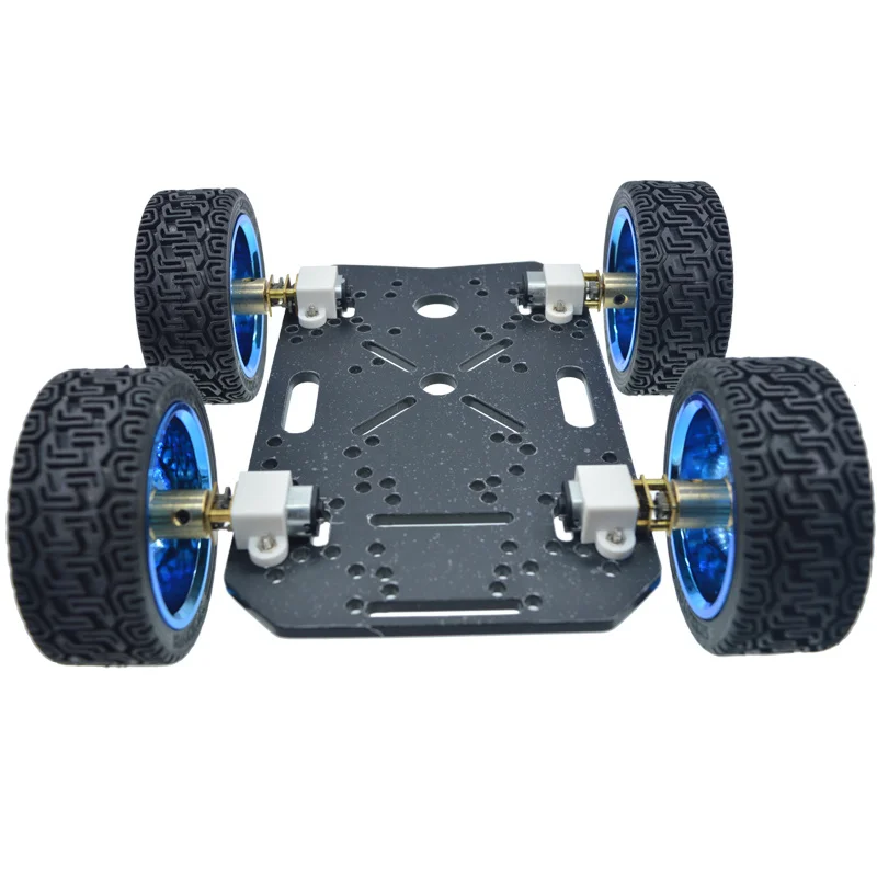 Roda Mini Micro Gear Motor, 4WD Chassis Kits de Chassi, 6V, N20 DC