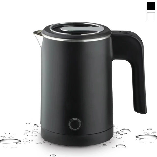 Travel Electric Kettle Tea Coffee 0.8L Stainless Steel Portable Water Boiler Pot For Hotel Family Trip Kitchen Smart Kettle Pot