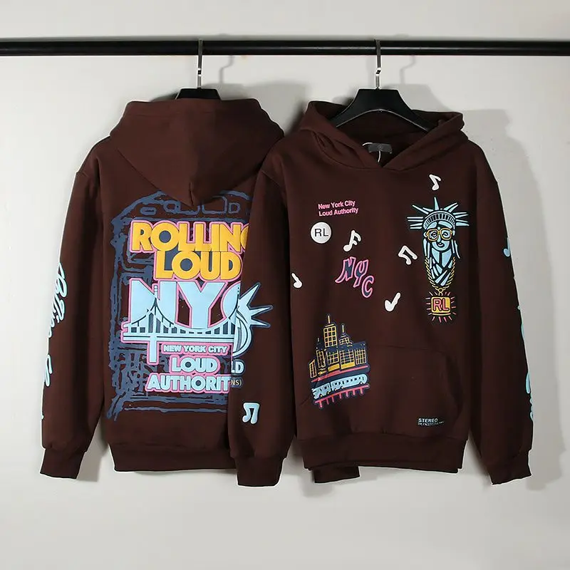 Hooded Sweatshirt for Men and Women Winter Oversized Pullover Loose Streetwear Casual Hoodies 2023 New