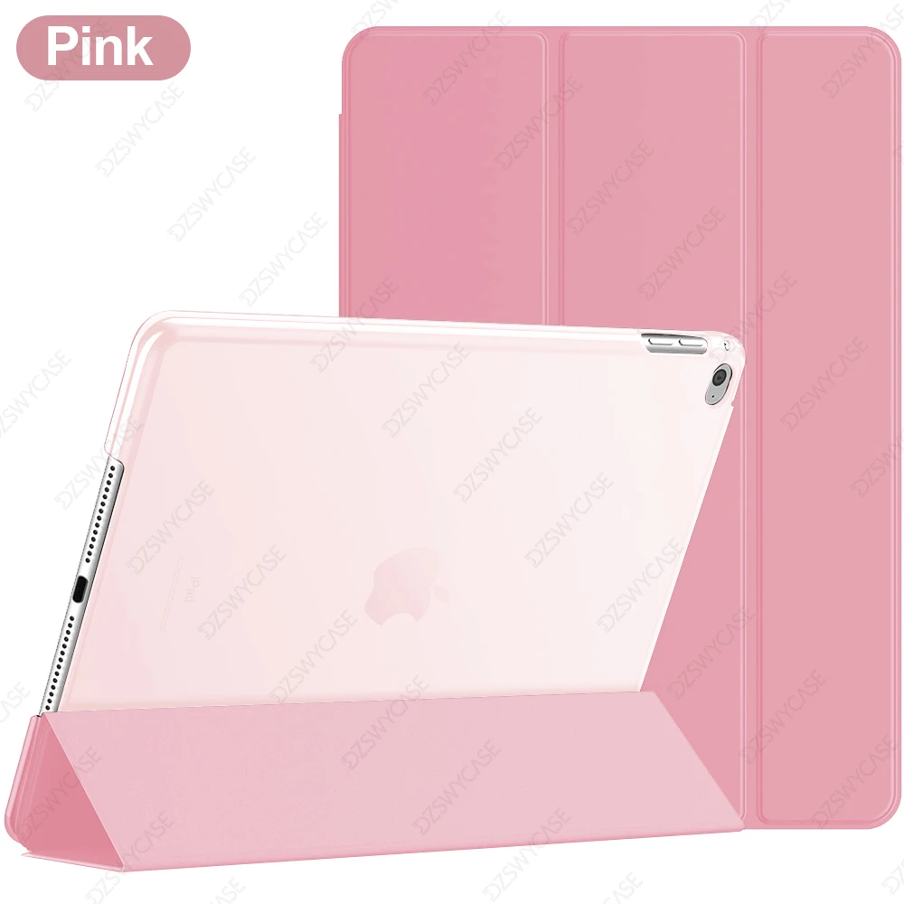 Universal 9.7-Inch Tablet Case with Trifold Stand, Translucent Back, and Auto Sleep/Wake Function