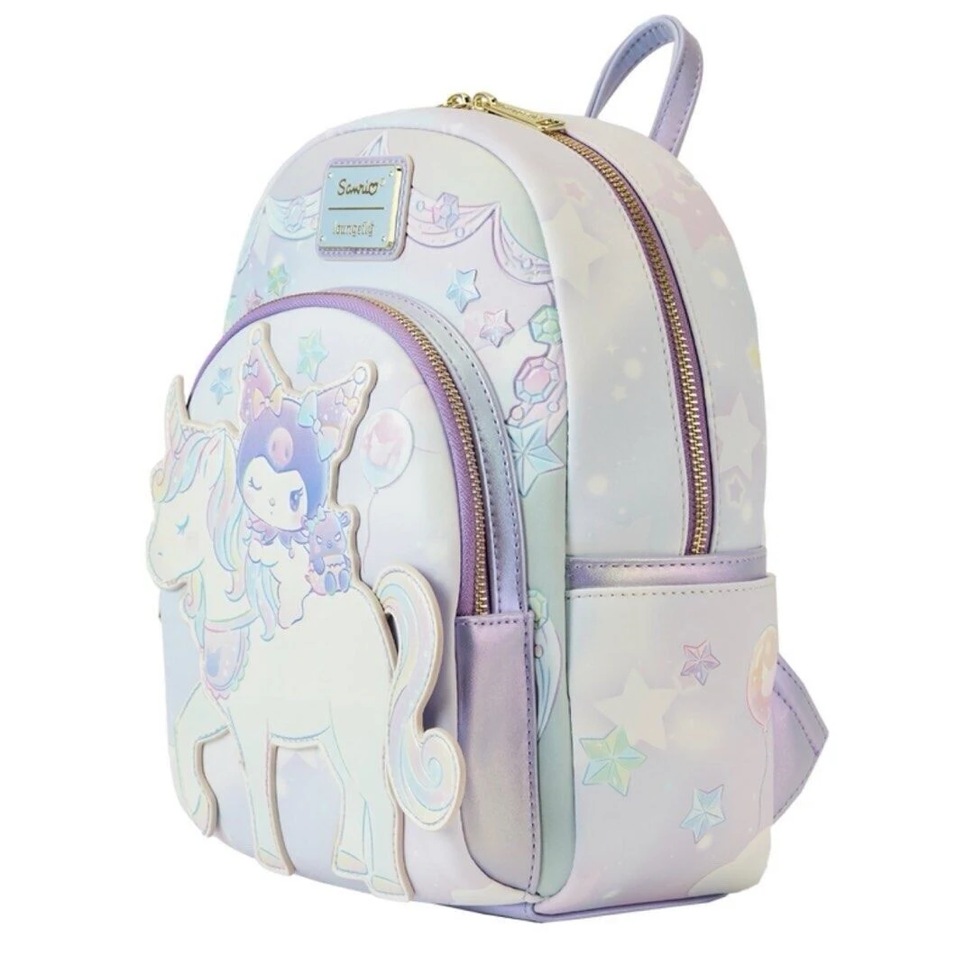 Loungefly Sanrio Exclusive Kuromi Carnival Unicorn Mini Backpack display picture 3