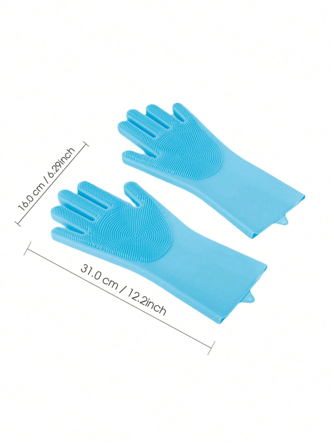 Guantes de baño para perros y gatos, cepillo de masaje de baño de silicona, artefacto para frotar perros, suministros de baño, Artículos para Mascotas limpios Daquan