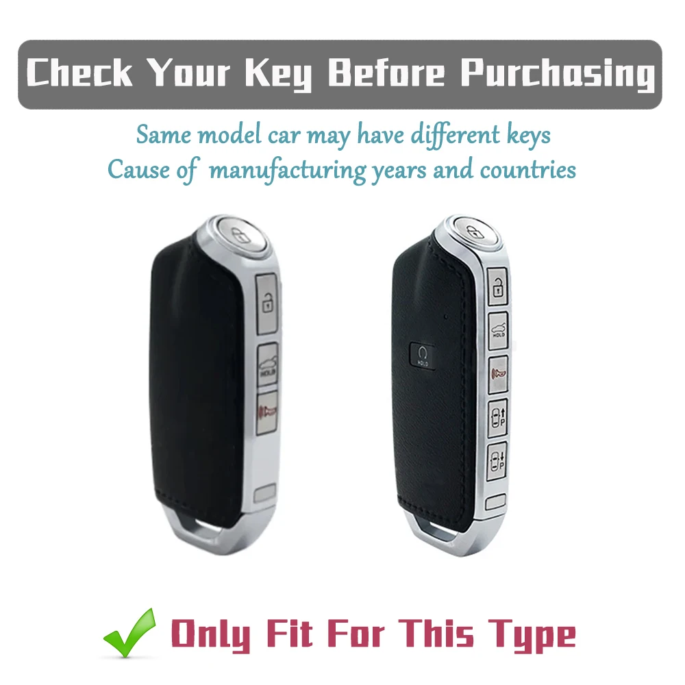 기아 스팅어 GT 엘리트 리미티드 K900/K9용 TPU 키 케이스 커버, 긁힘 방지 4/7 버튼 키리스 엔트리 자동차 키 홀더 키 체인