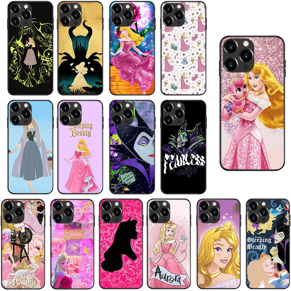 Ai-56 Sleeping Beauty Aurora Custodia Morbida Per Samsung S10 S10E S20 Fe S21 S7 Edge S8 S9 Ultra Plus Lite