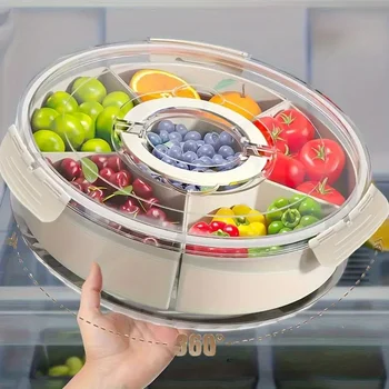 Rotating Snack Serving Tray 1