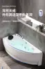 Small household acrylic adult triangular arc surf Jacuzzi basin 1.3-1.7 meters 3