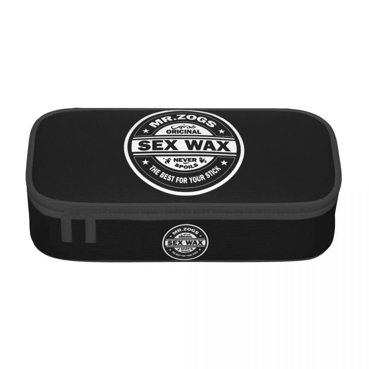 Kawaii Mr Zogs Surfing Sex Wax Pencil Case for Boys Gilrs Surfing Surf Gift Large Capacity Pen Box Bag Stationery