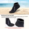 3mm Neoprene Socks Beach Volleyball Diving Swimming Surfing Snorkeling Kayaking Rafting Water Booties, Flatlock Stitches,Low Cut 5