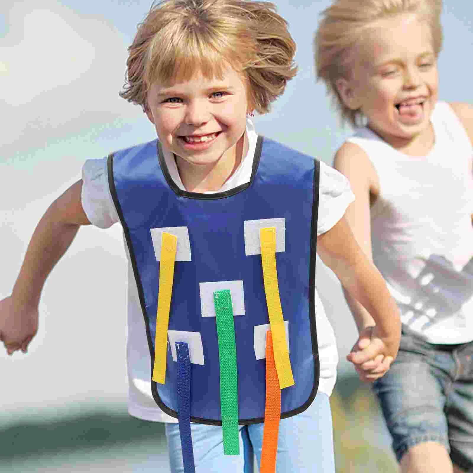

Kids Catching Tail Vest Belt Outdoor Teamwork Sport Games Equipment Toys For Children Kindergarten Sensory Training Toys