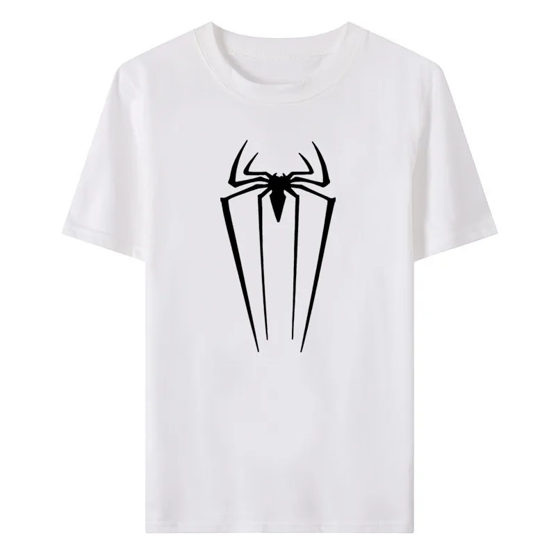 

All-match men's round neck short sleeve summer trend casual simple printing T-shirt