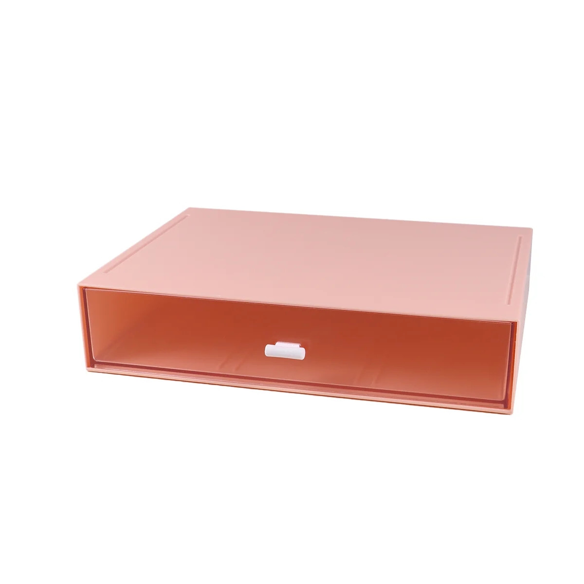 

Multi-functional Storage Holder Desktop Office Supplies Drawer Type Storage Box (Pink)