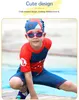 Red Crab Shape Children's Diving Glasses Children Swimming Goggles Waterproof Anti Fog Adjustable Glasses 4